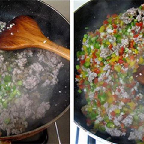 Cách làm cà tím xào với thịt băm