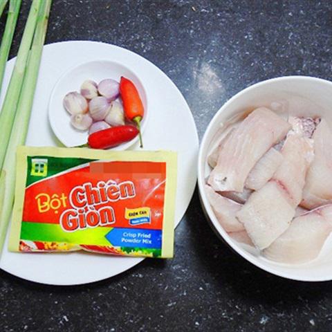 Cách làm cá trắm chiên sả ớt