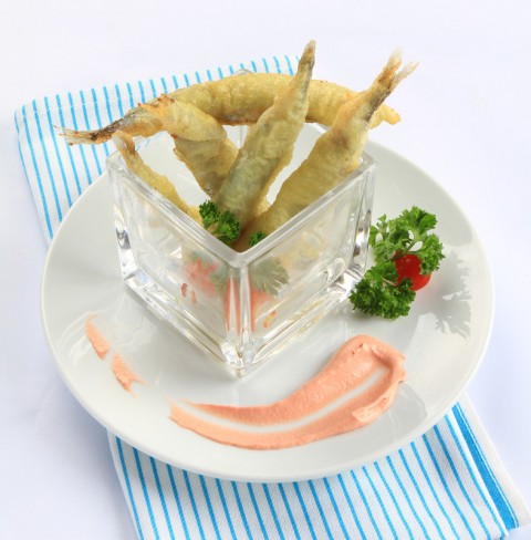 Cá trứng chiên giòn sốt thousand