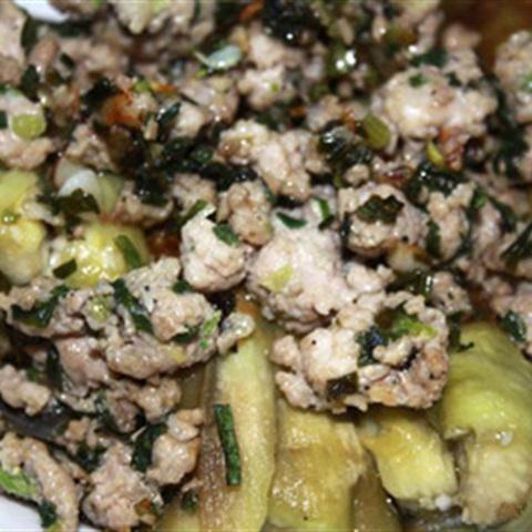 Cách làm cà xào thịt bằm