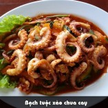 Cách làm bạch tuộc xào chua ngọt
