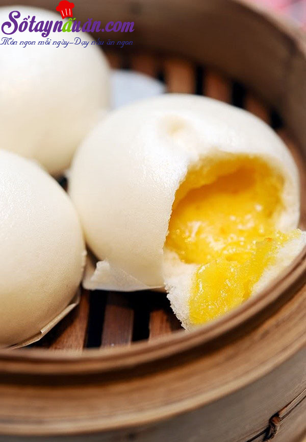 Cách làm bánh bao kim sa lạ miệng ngon tuyệt