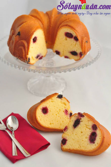 Cách làm bánh bông lan dâu tằm ngon chảy nước miếng