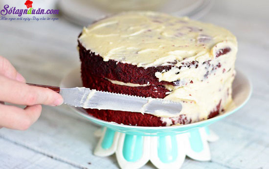 Cách làm bánh bông lan màu đỏ nhung đặc biệt