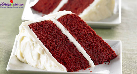 Cách làm bánh bông lan màu đỏ nhung đặc biệt