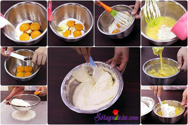 Cách làm bánh bông lan ngon chỉ bằng nồi cơm điện