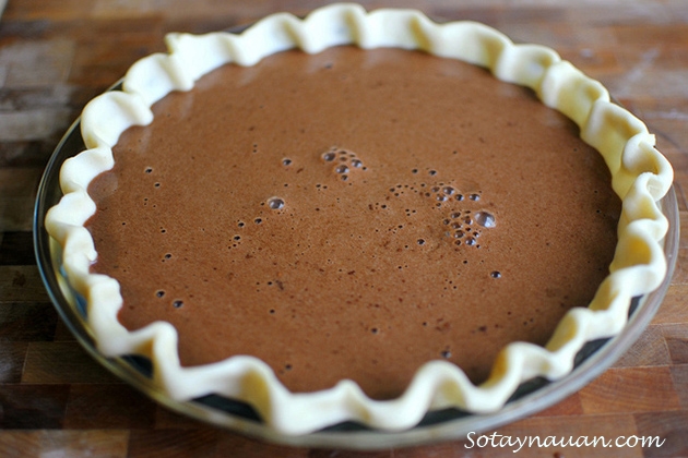 Cách làm bánh chocolate (Chocolate Pie)