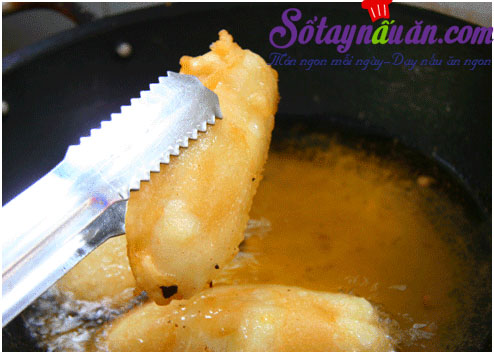 Cách làm bánh chuối chiên vàng ươm ngon hấp dẫn