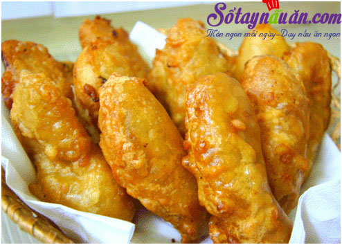 Cách làm bánh chuối chiên vàng ươm ngon hấp dẫn