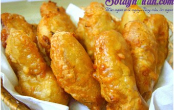 Cách làm bánh chuối chiên vàng ươm ngon hấp dẫn