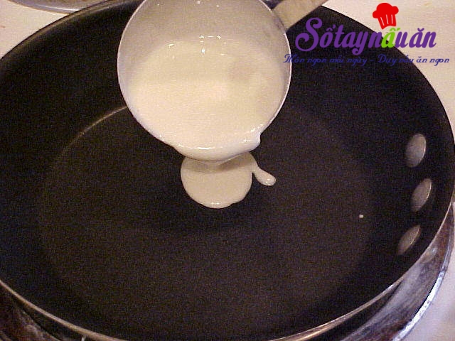 Cách làm bánh crepe thơm ngon