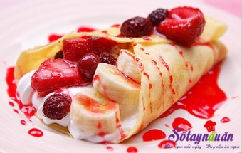 Cách làm bánh crepe thơm ngon