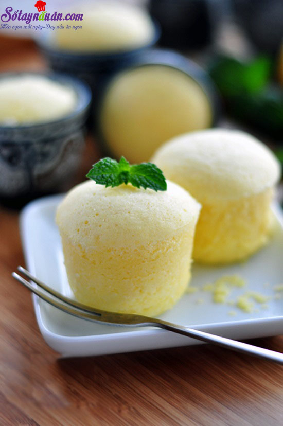 Cách làm bánh cupcake hương chanh không cần lò nướng