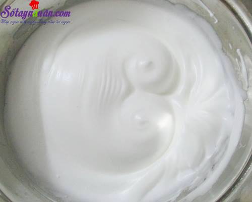 Cách làm bánh gato kem dừa tặng bé nhân quốc tế thiếu nhi