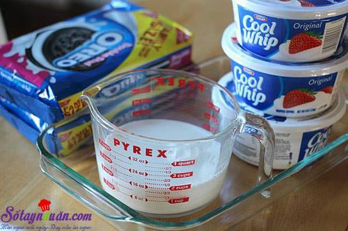 Cách làm bánh kem oreo ngon không cần lò nướng