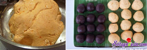 Cách làm bánh khoai lang nhân đậu đỏ siêu ngon,dễ làm