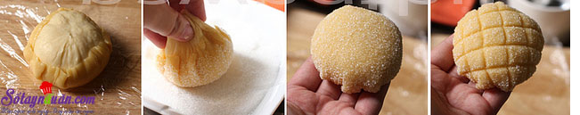 Cách làm bánh Melon pan thơm ngon hấp dẫn