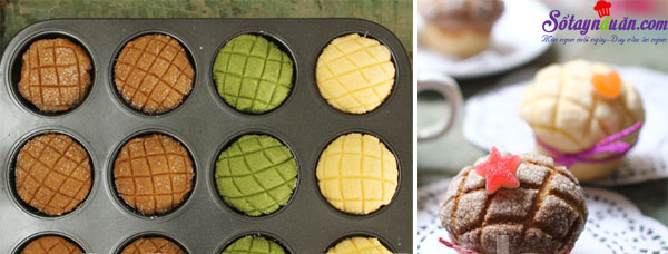 Cách làm bánh Melon pan thơm ngon hấp dẫn