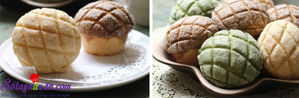 Cách làm bánh Melon pan thơm ngon hấp dẫn