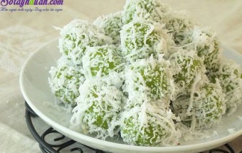 Cách làm bánh nếp lăn dừa thơm ngon hấp dẫn