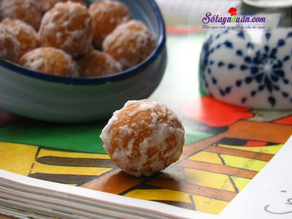 Cách làm bánh nhãn phủ đường cực dễ mà cực ngon