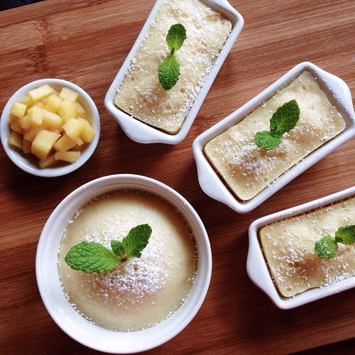 Cách làm bánh pudding đậu phụ ngọt thơm, mềm mịn