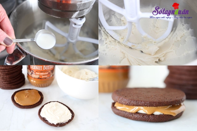 Cách làm bánh quy kem chocolate