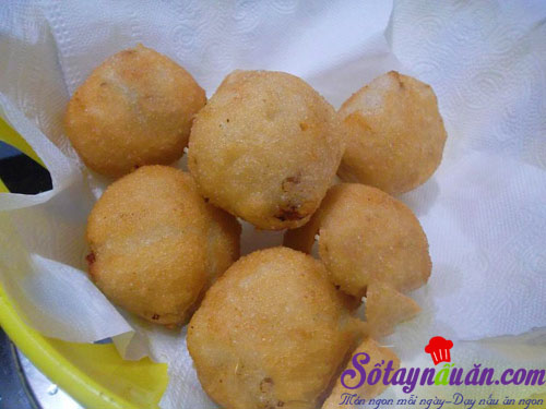 Cách làm bánh rán mặn ngon như ngoài hàng