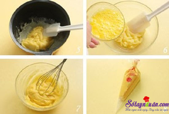 Cách làm bánh su kem hình thiên nga cực dễ thương