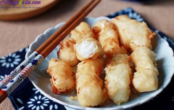 Cách làm bánh sữa chiên ngon ngậy lạ miệng