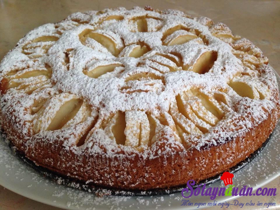 Cách làm bánh táo nở hoa cực dễ