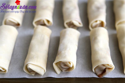 Cách làm bánh táo phiên bản chả giò cuốn độc đáo
