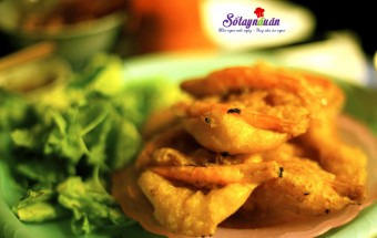 Cách làm bánh tôm Hồ Tây