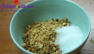 Cách làm bánh trôi tàu nhân lạc rang ngon mê mẩn