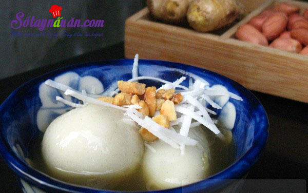 Cách làm bánh trôi tàu nhân lạc rang ngon mê mẩn
