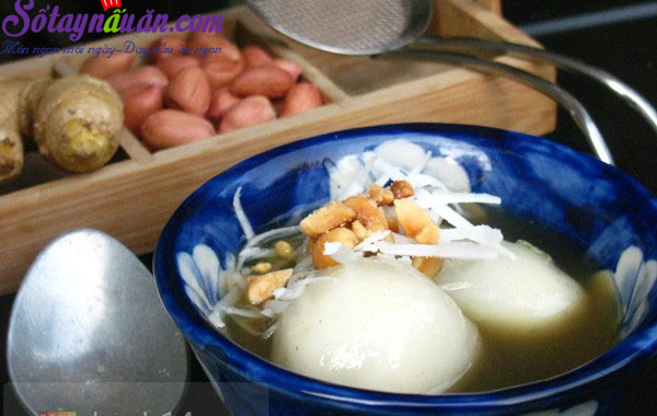 Cách làm bánh trôi tàu nhân lạc rang ngon mê mẩn