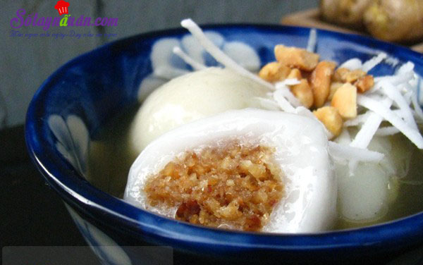 Cách làm bánh trôi tàu nhân lạc rang ngon mê mẩn