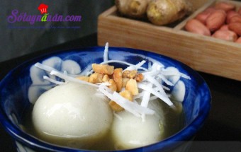 Cách làm bánh trôi tàu nhân lạc rang ngon mê mẩn