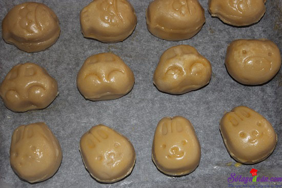 Cách làm bánh Trung thu hình ngộ nghĩnh cho bé yêu