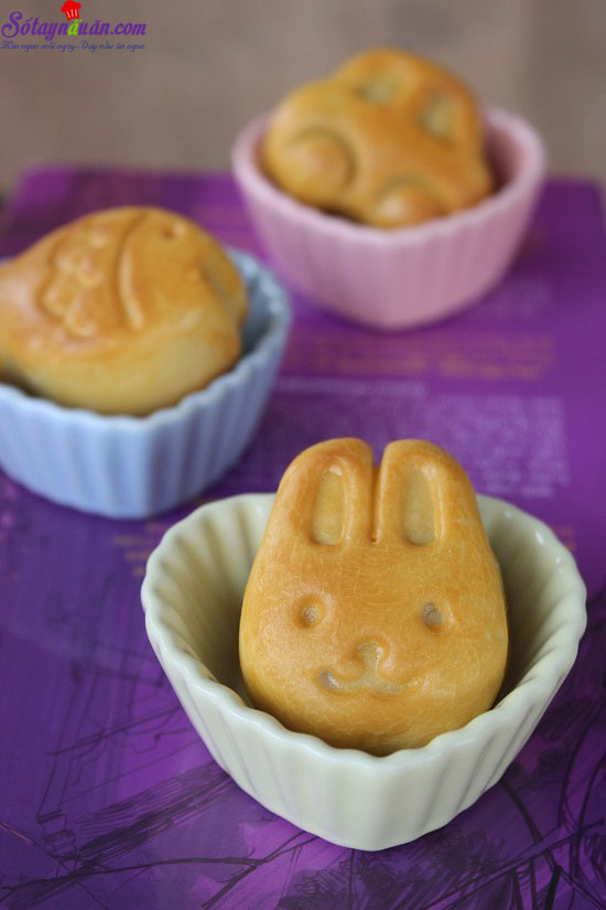 Cách làm bánh Trung thu hình ngộ nghĩnh cho bé yêu