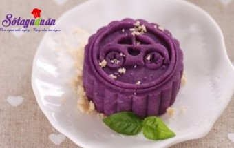 Cách làm bánh trung thu khoai lang không cần lò nướng