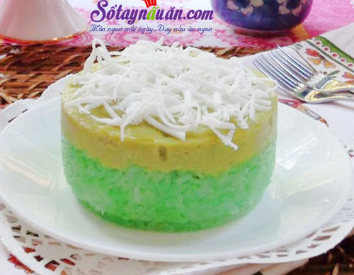 Cách làm bánh xôi lá dứa cho bữa sáng