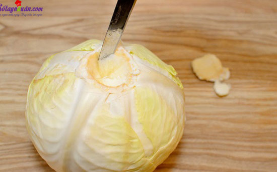 Cách làm bắp cải cuộn thịt nướng thơm ngon hấp dẫn