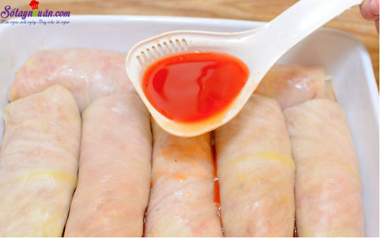 Cách làm bắp cải cuộn thịt nướng thơm ngon hấp dẫn