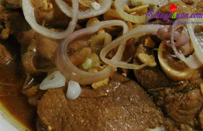 Cách làm beefsteak phiên bản Philippines nhìn là muốn ăn