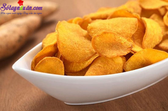 Cách làm bim bim khoai tây siêu đơn giản, siêu ngon