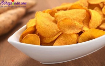 Cách làm bim bim khoai tây siêu đơn giản, siêu ngon