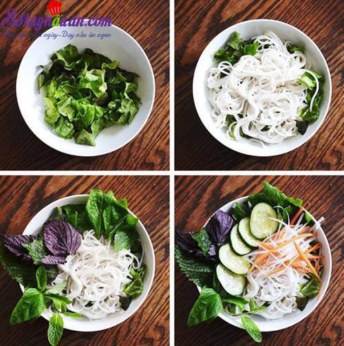 Cách làm bún thịt nướng ngon chảy nước miếng