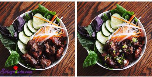 Cách làm bún thịt nướng ngon chảy nước miếng