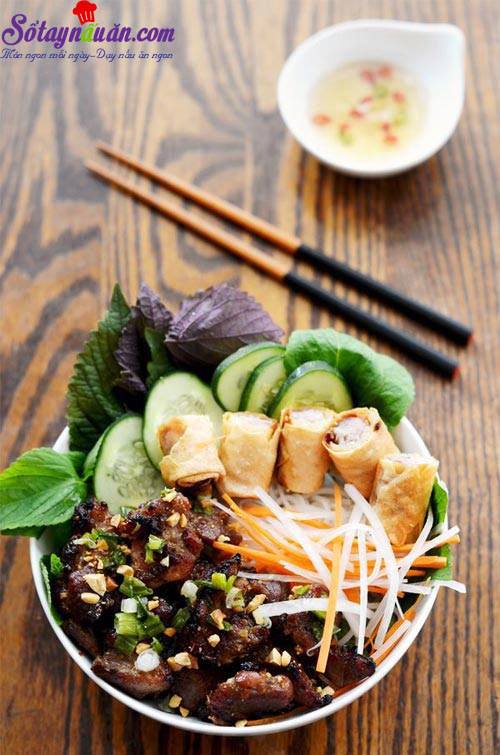 Cách làm bún thịt nướng ngon chảy nước miếng